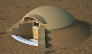 Earth Bag Pit House
